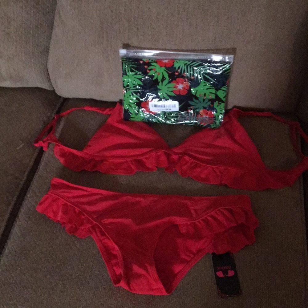 Medium size Shekini two piece swim suit